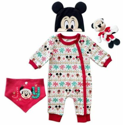 Disney Mickey Mouse Holiday Gift Set for Baby (0-3 Months)