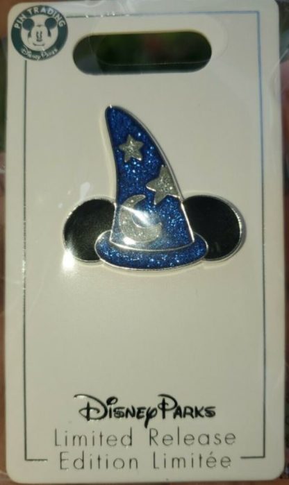 Disney - Wishes Come True Blue Make A Wish Fantasia Sorcerer Hat Pin - Image 2