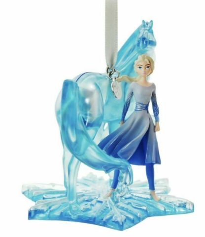 Disney Parks Elsa and Nokk Ornament Fairytale Moments Sketchbook Ornament-Frozen