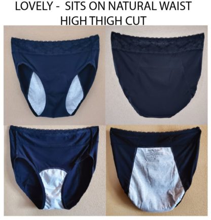 Leak-proof Period Panties - Lovely - High Thigh Fit - Image 10